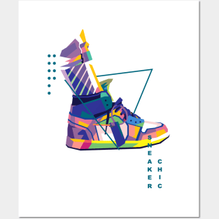 Sporty Sneaker WPAP Posters and Art